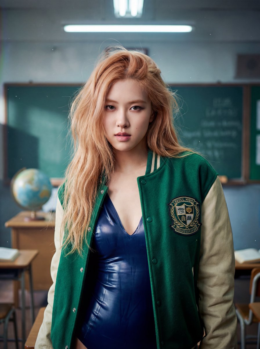 八零年代教室的漆皮玫瑰