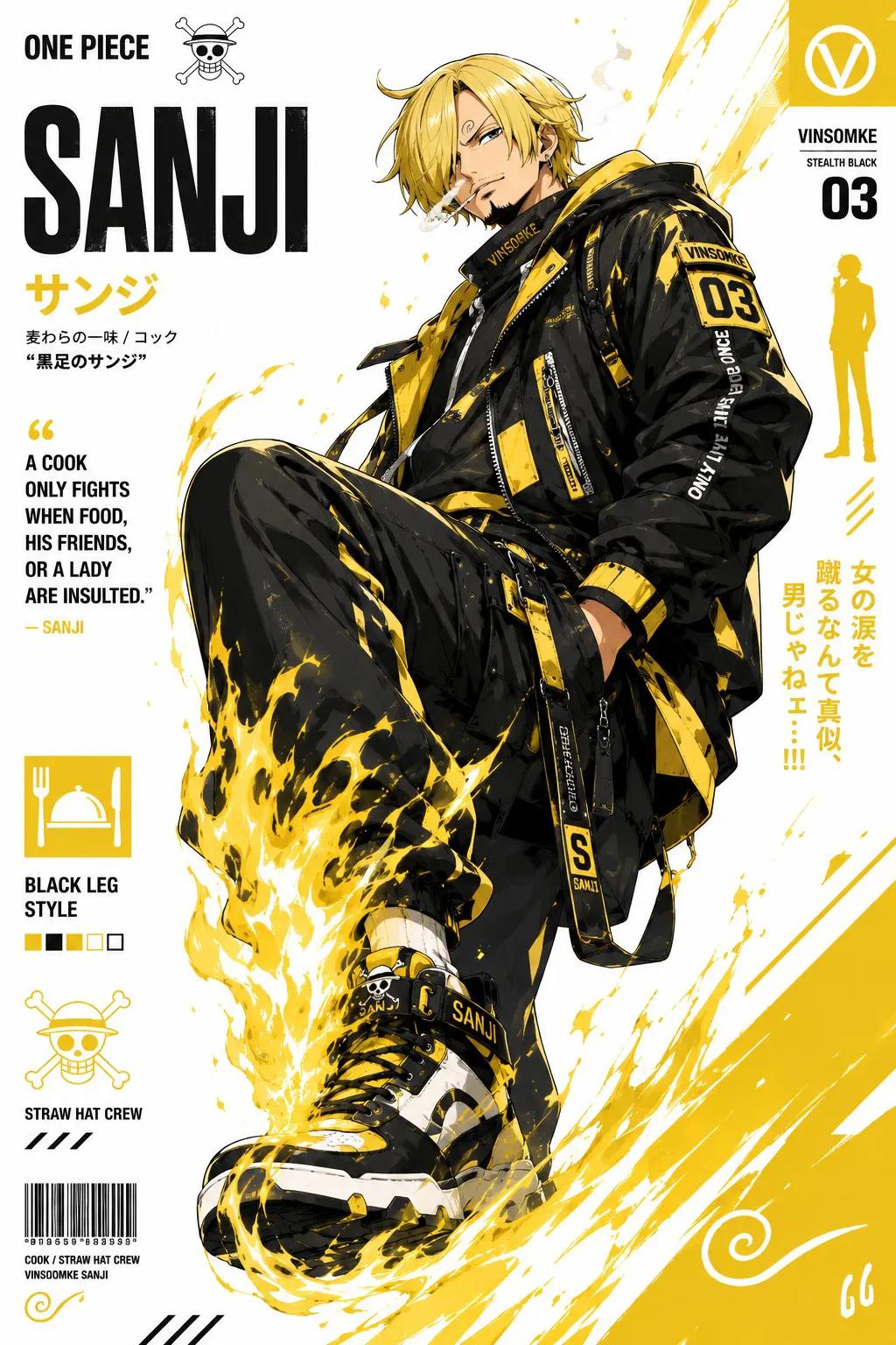 动漫街潮角色海报插画生成提示词