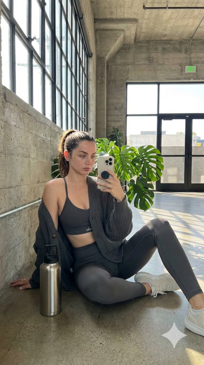 粗野主义空间里的运动随拍