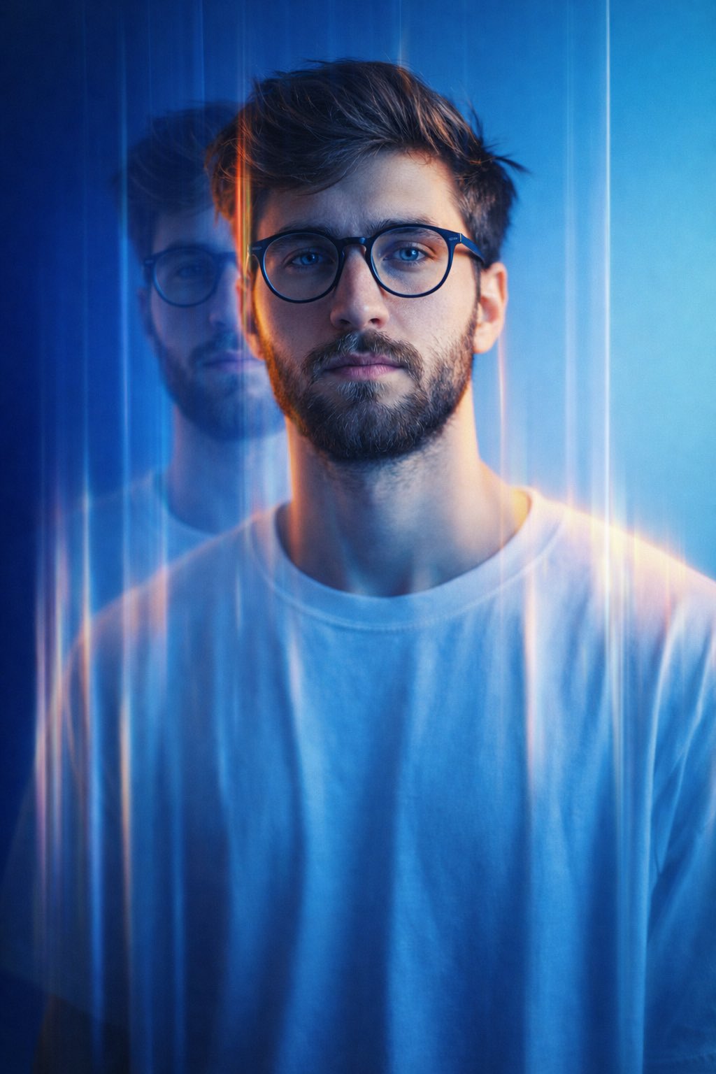 蓝幻未来时尚半身像