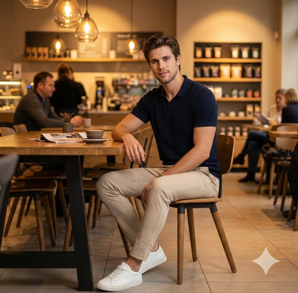 光影交织的高级咖啡馆随笔