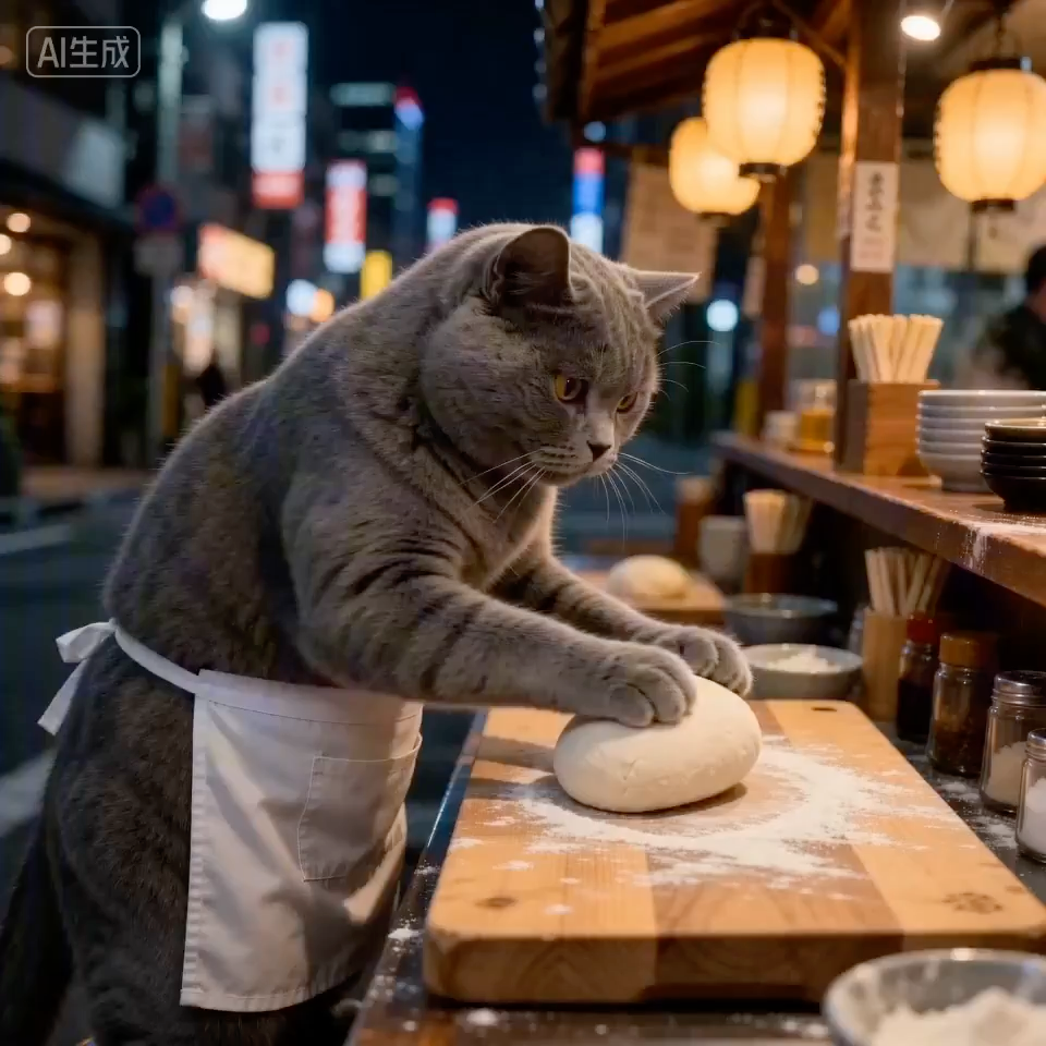 猫咪深夜拉面师