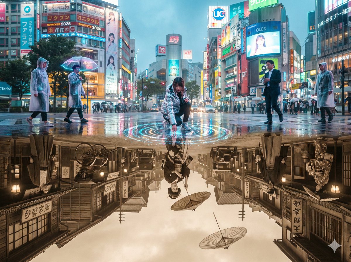 镜面时空：涩谷的2026与1926