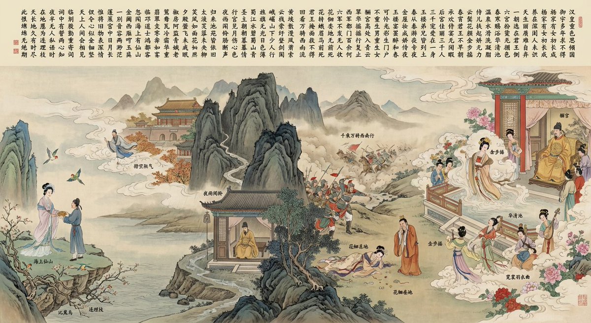 长恨歌诗意画