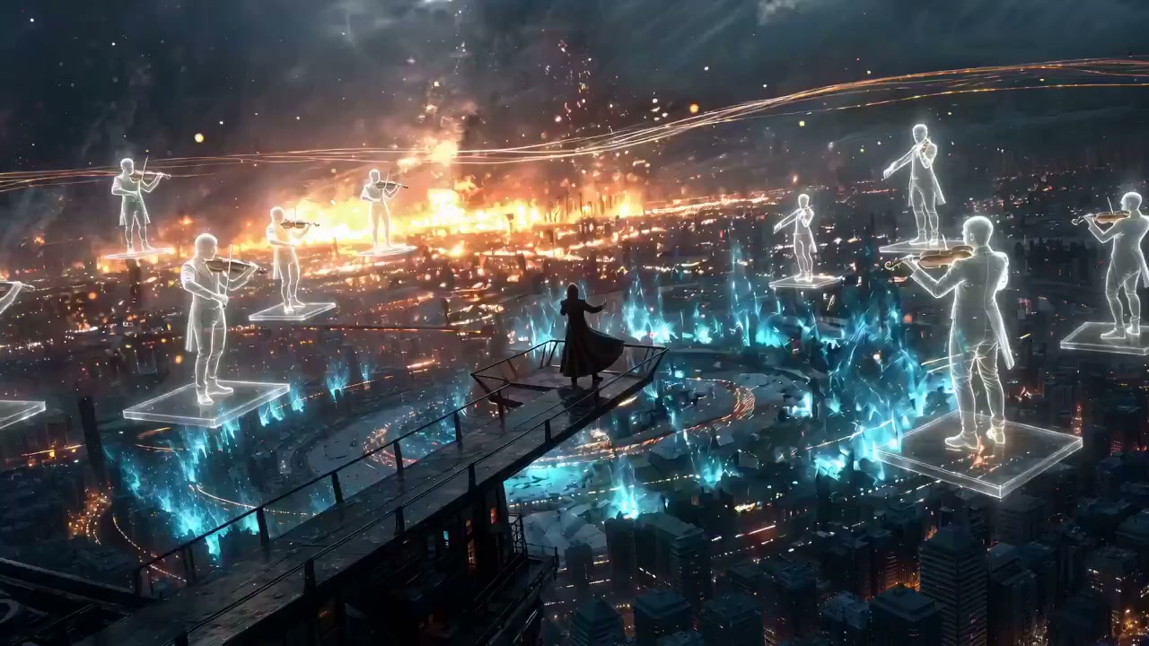 黑暗世界中点亮希望的指挥家