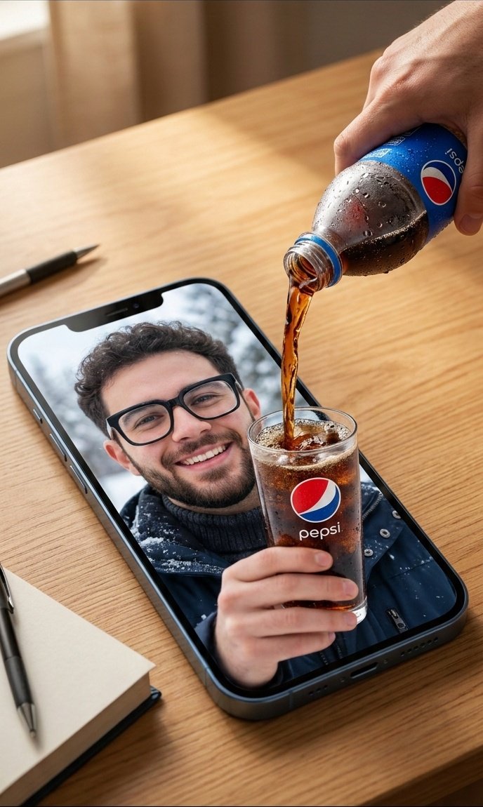 跨越次元的百事可乐倾倒