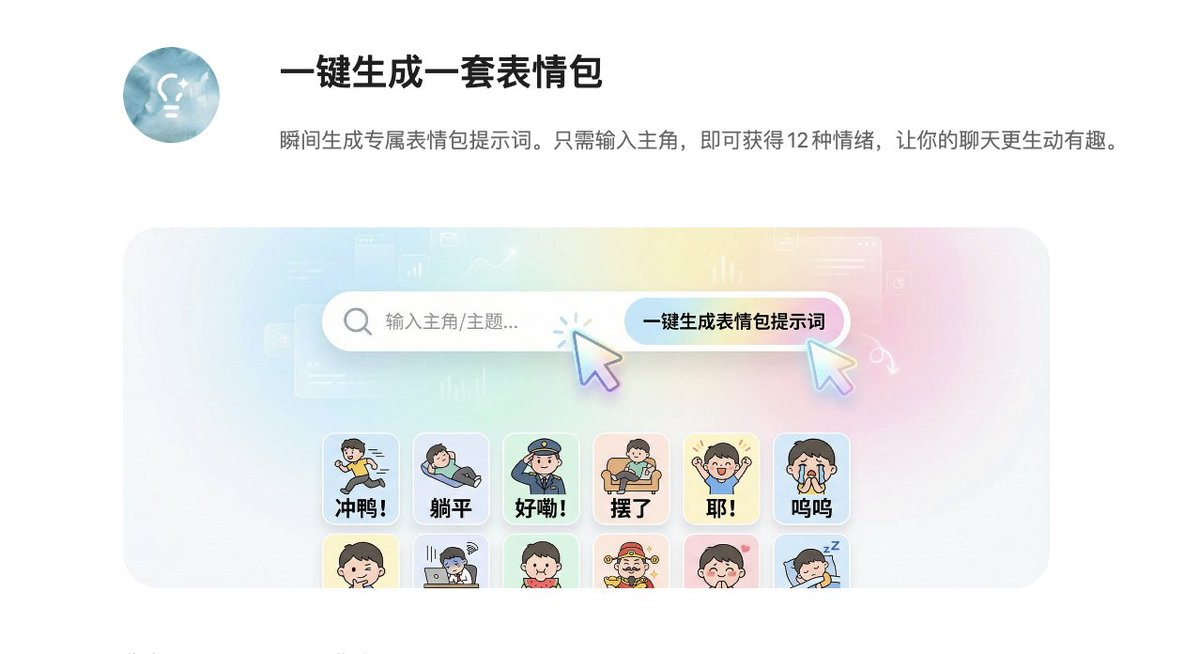 12种情绪状态插画