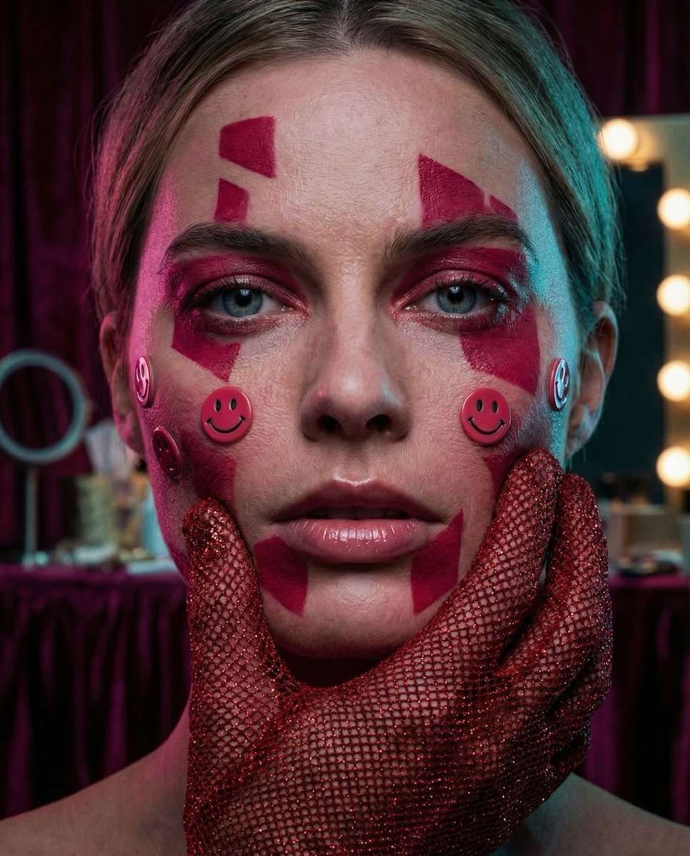 赛博艺伎的极致微距特写