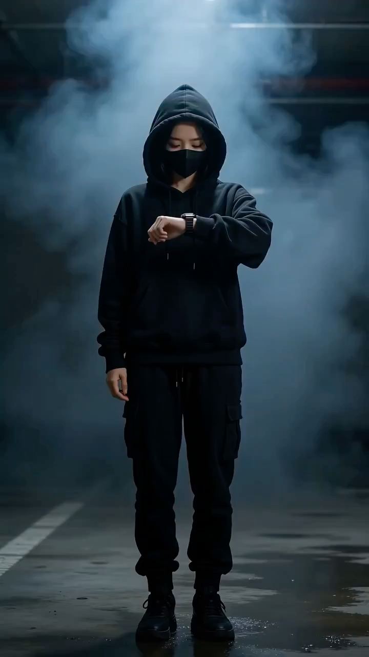 赛博朋克女战士的纳米变身
