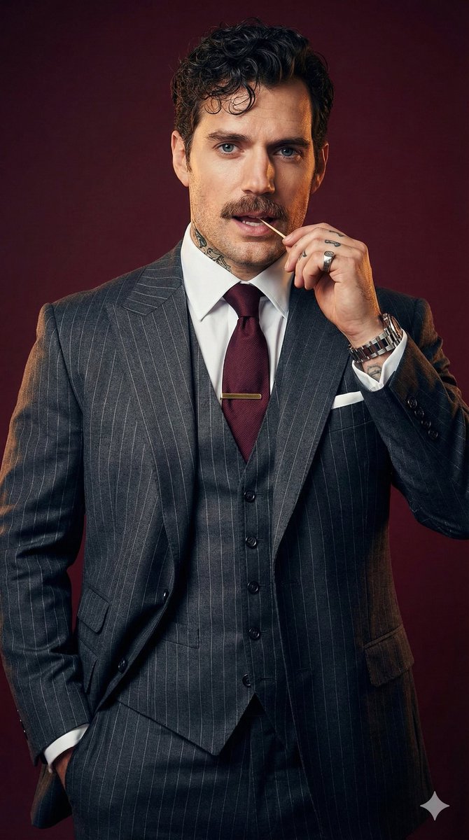 暗黑黑手党奢华男模写真