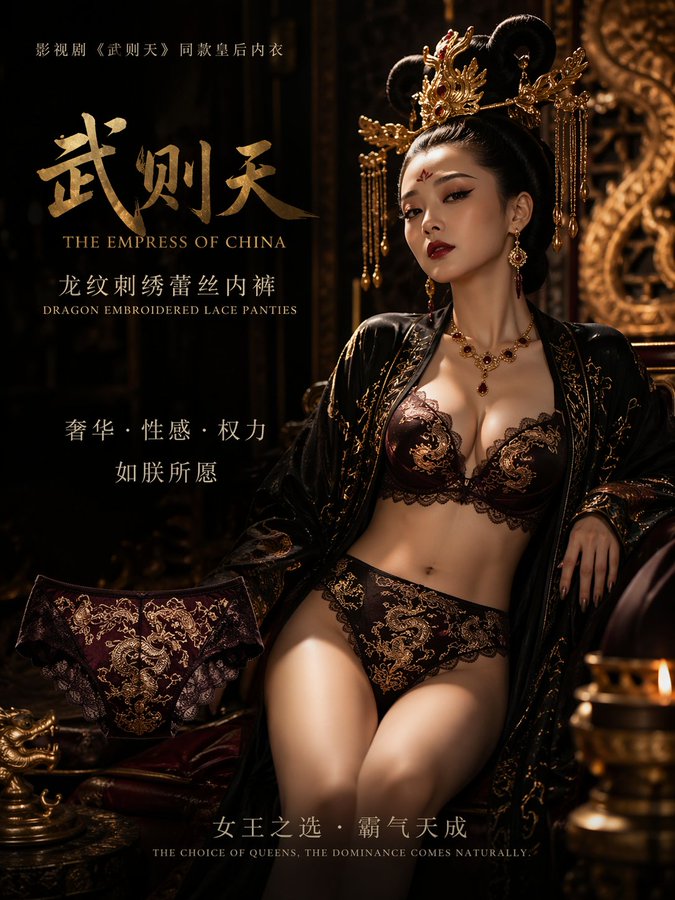 暗黑宫廷·武则天风皇后内衣广告