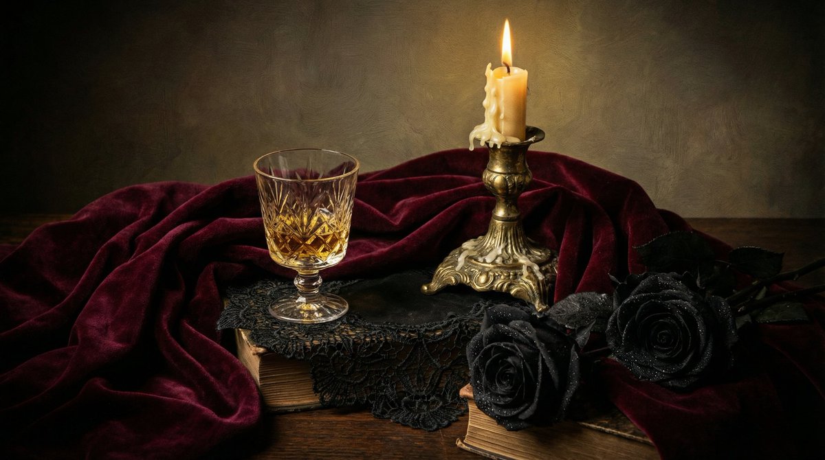 暗黑浪漫的巴洛克静物摄影