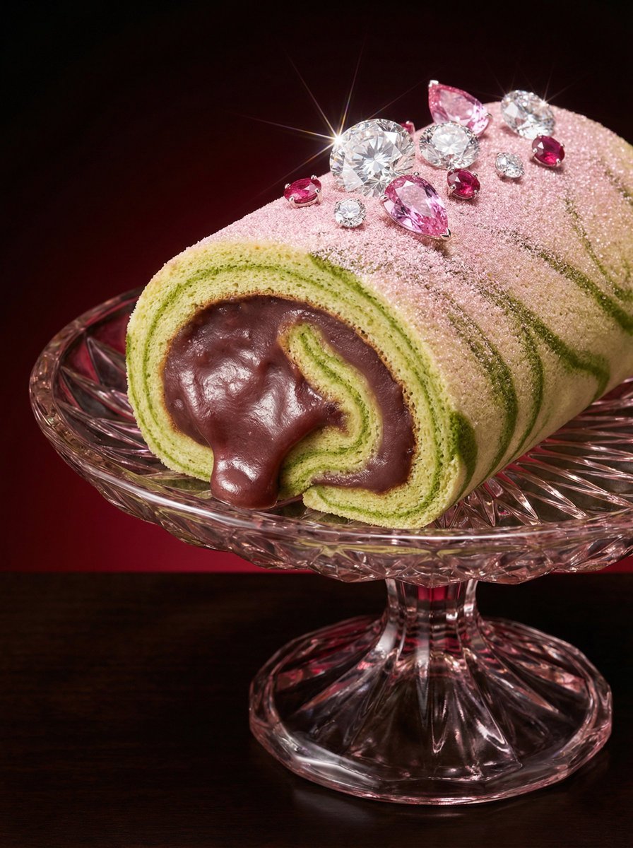 璀璨钻石奢华粉色甜点极致写实