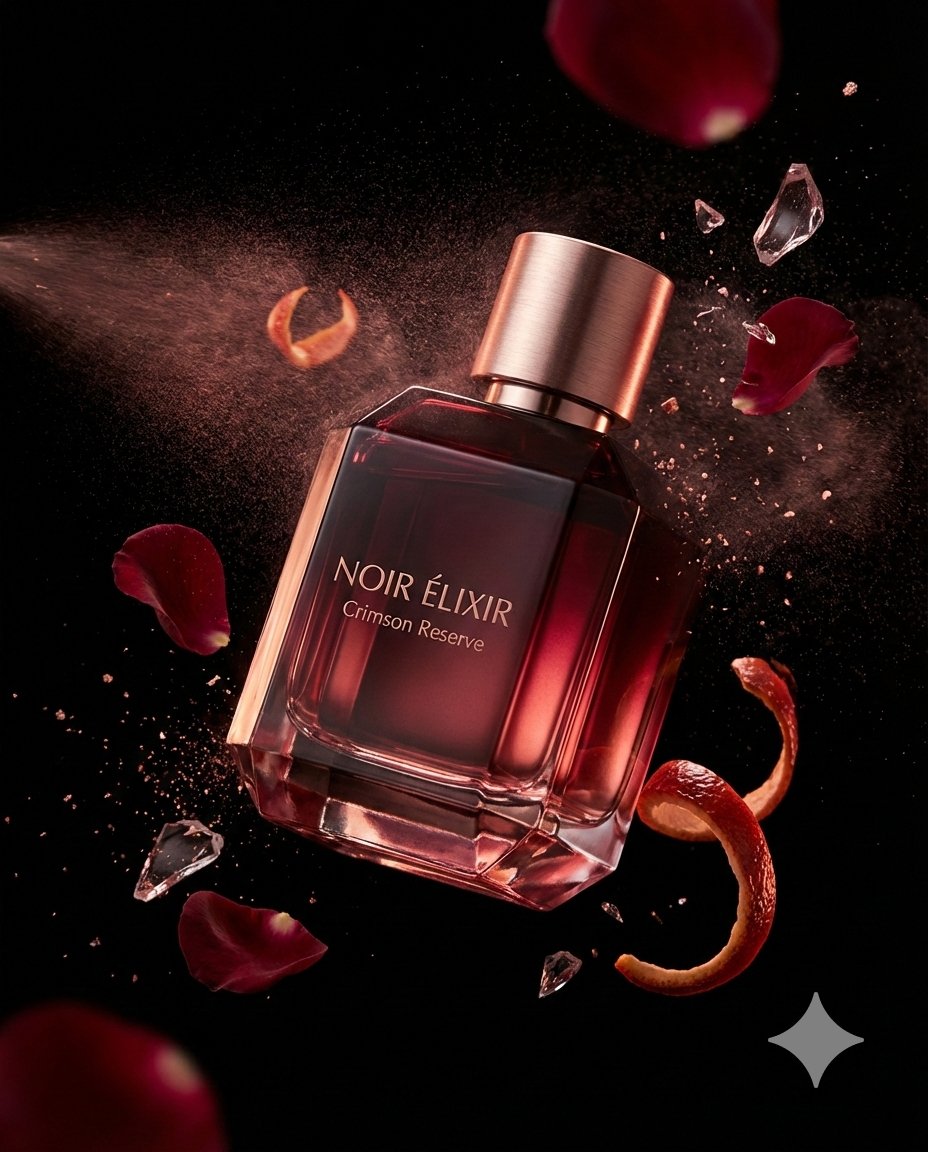 深红宝石香水的悬浮幻境