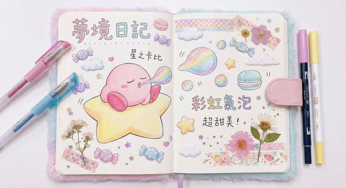 梦境中的粉红卡比