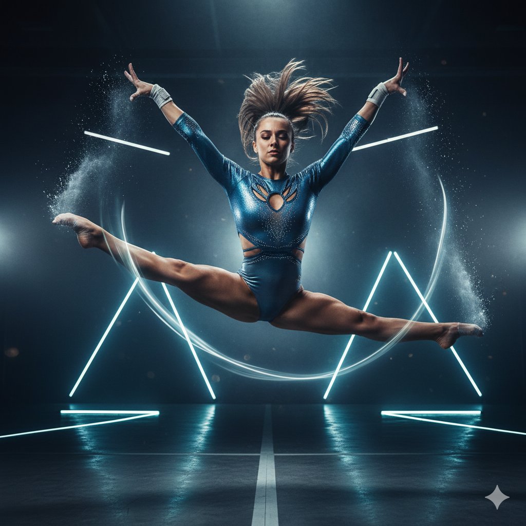 凌空悬浮的极限力量美学与超清汗水细节