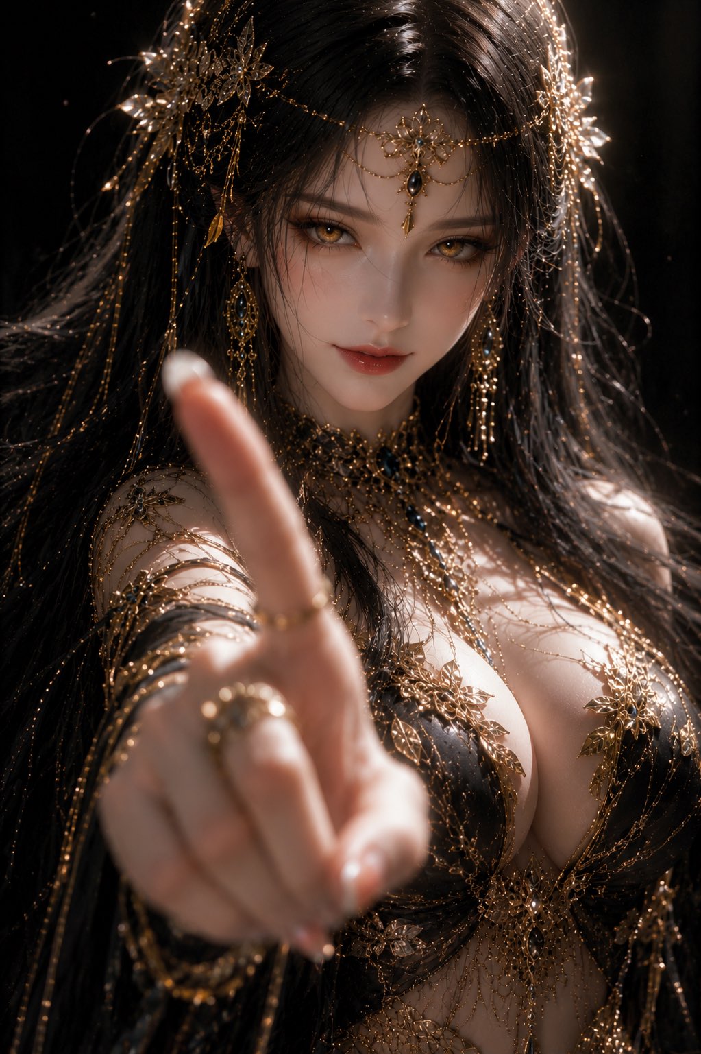 黑金幻域中的东方魅影