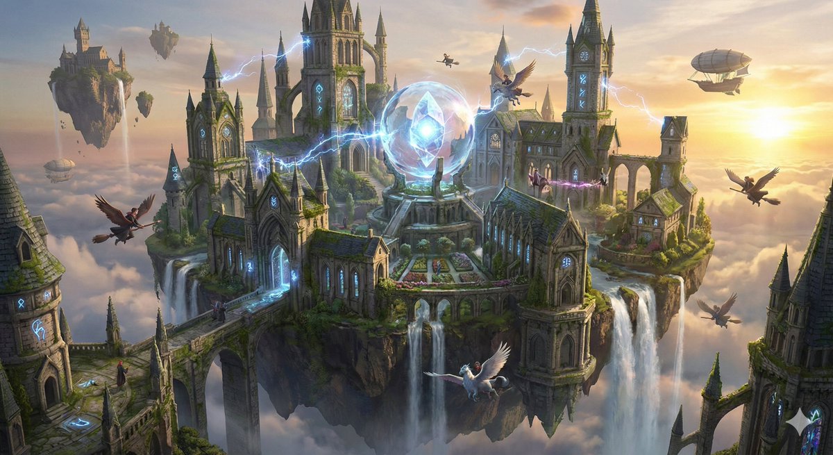浮空岛魔法学院
