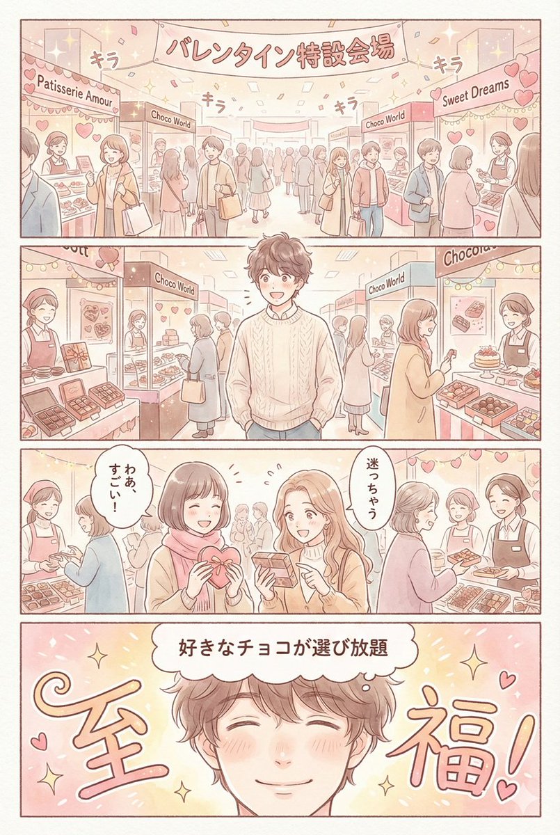 情人节巧克力特卖场