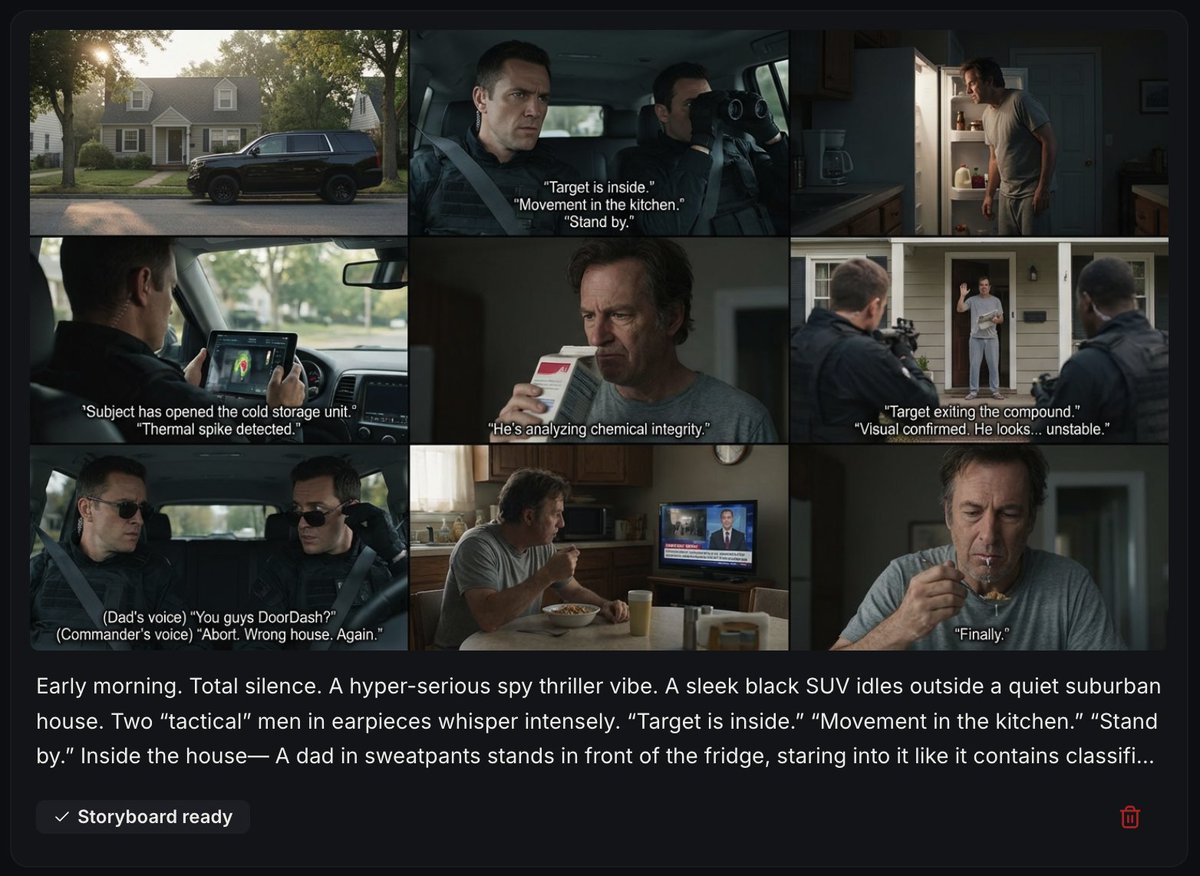 冰箱前的机密硬汉特工盯错人