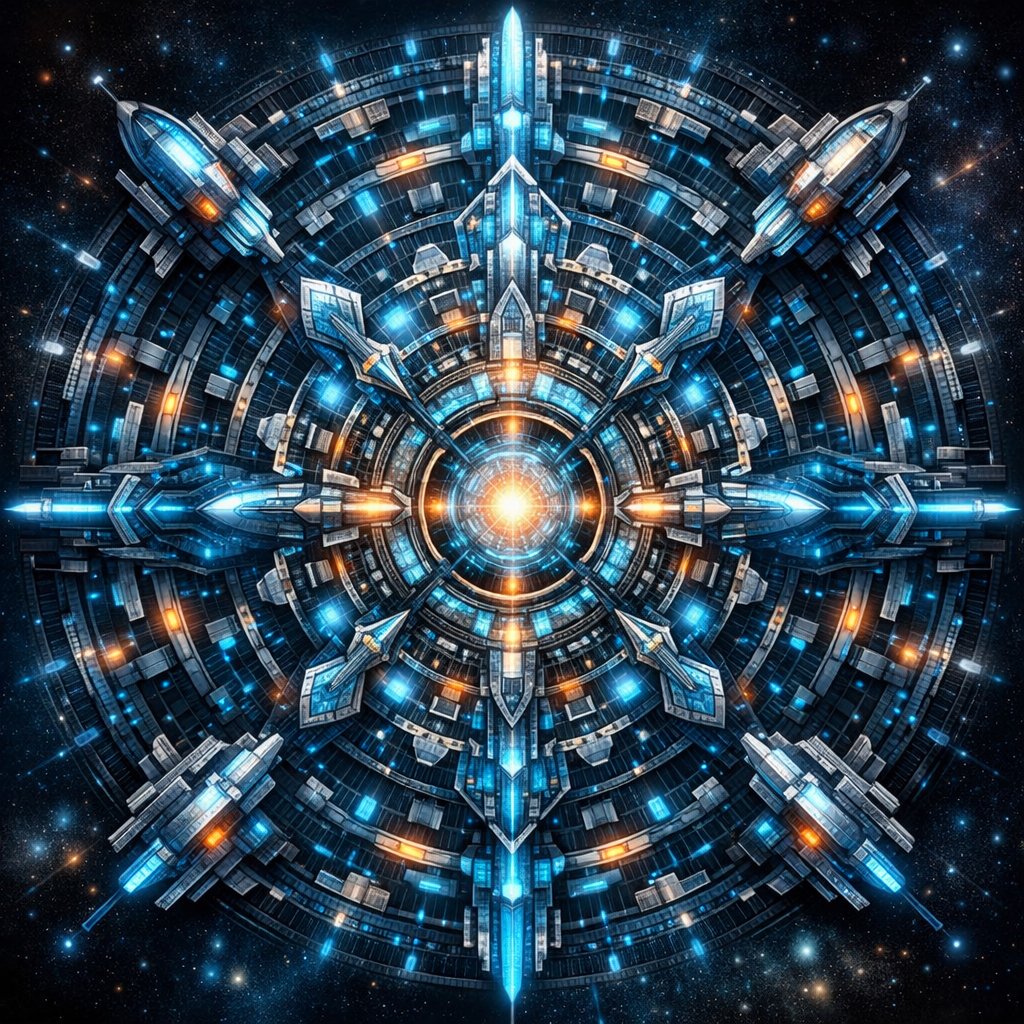 近未来科幻曼荼罗
