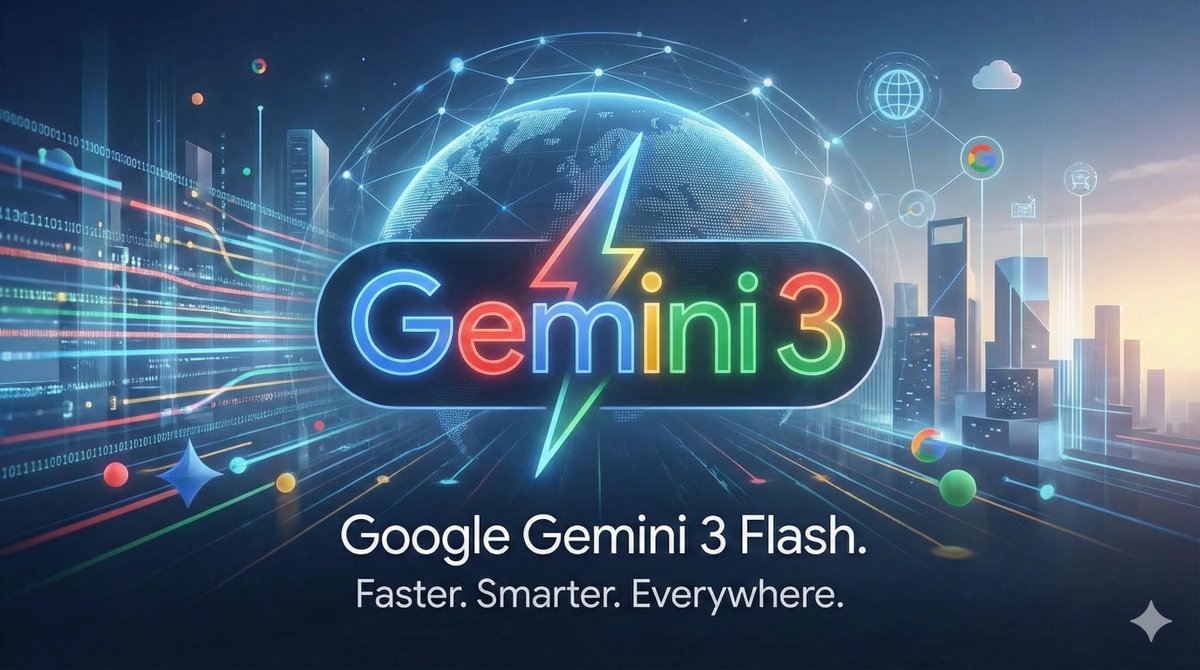Gemini 3 Flash 宣传图
