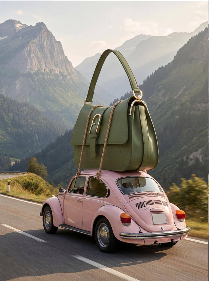 巨型手袋与粉色甲壳虫的奇幻旅程