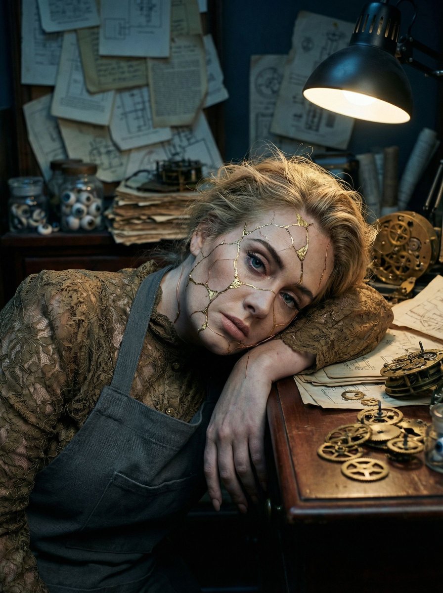 金箔缝补的疲惫机械师