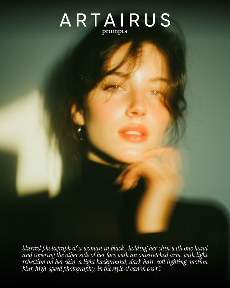 金色柔光下的梦幻少女特写