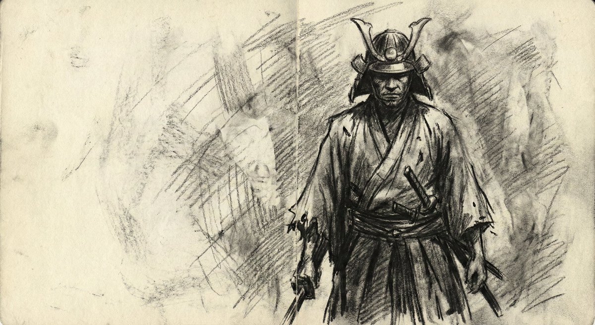 粗砺质感炭笔素描：原始与优雅的交织