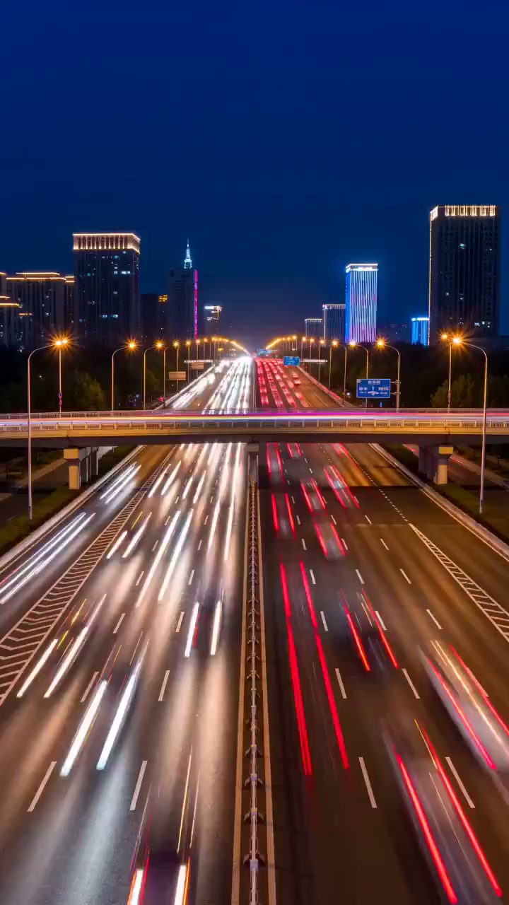淄博国潮霓虹夜景