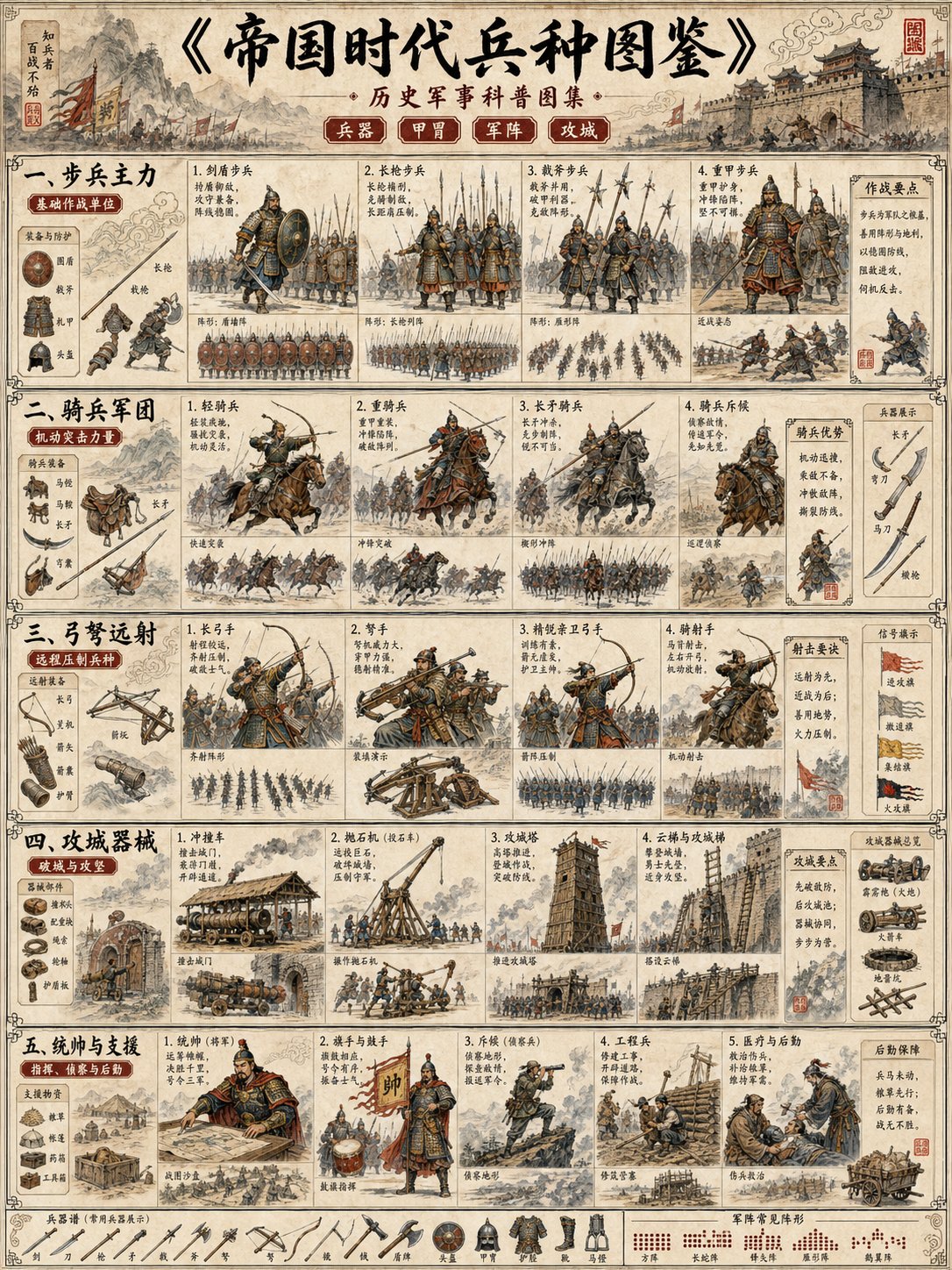 历史军事科普图集海报