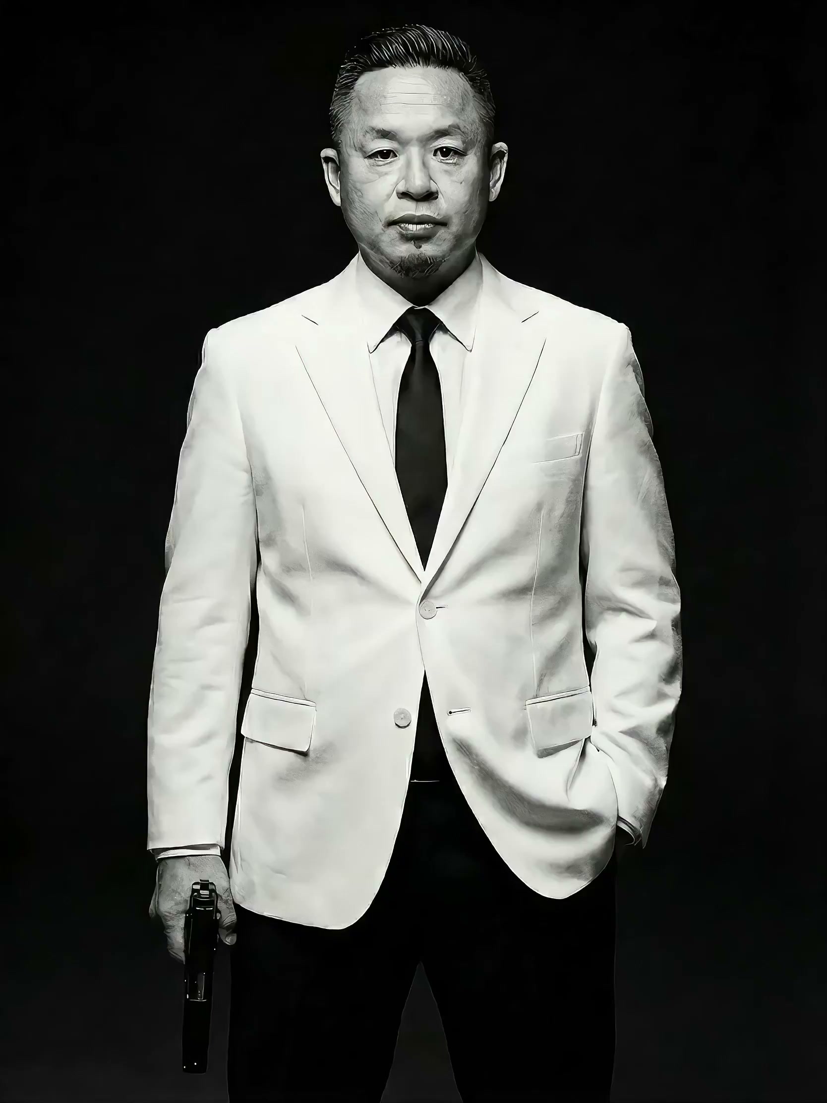 好莱坞式战场硬汉动作大片场景