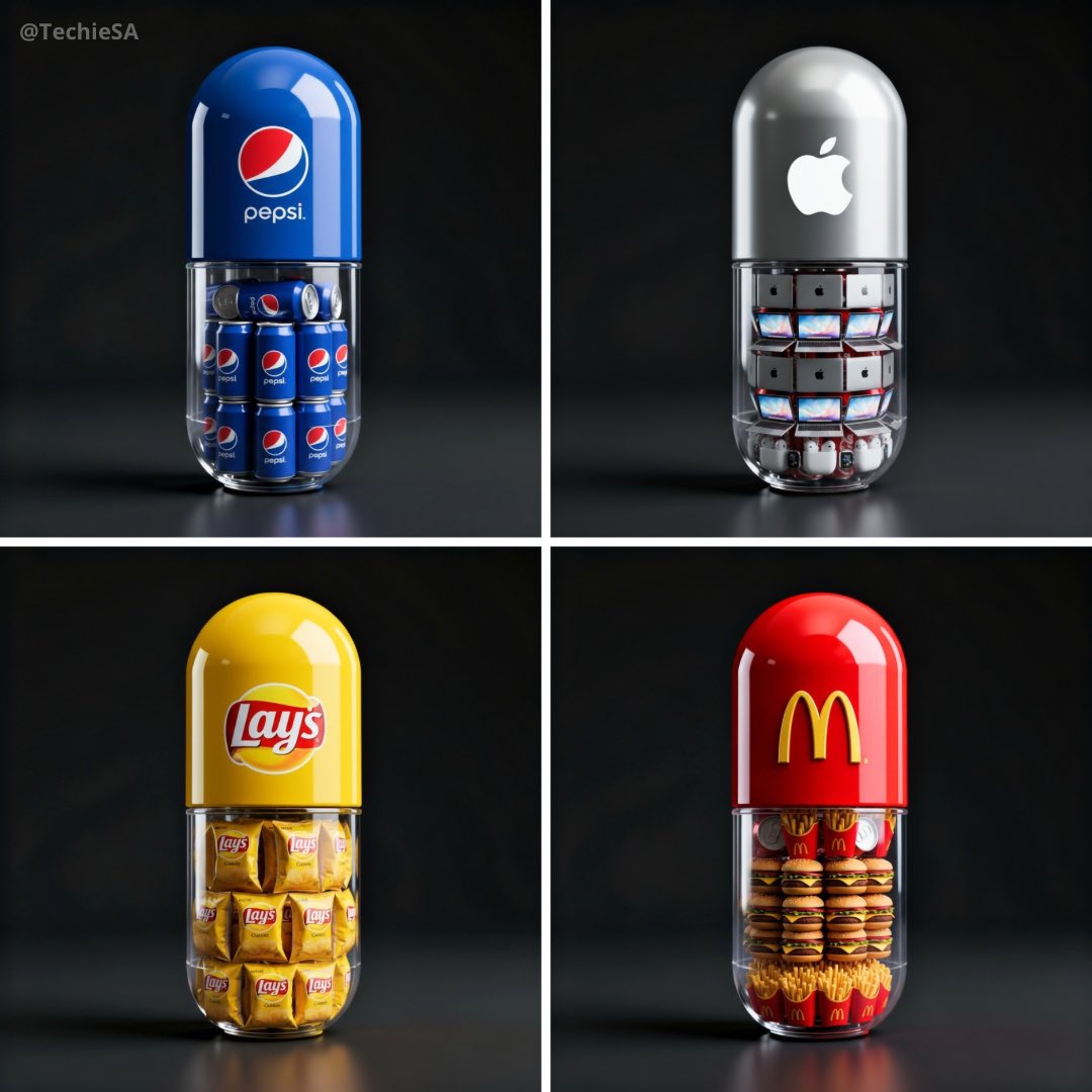 胶囊容器品牌产品3D渲染广告