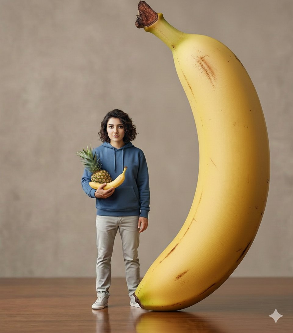 超写实巨型草莓与微缩人物