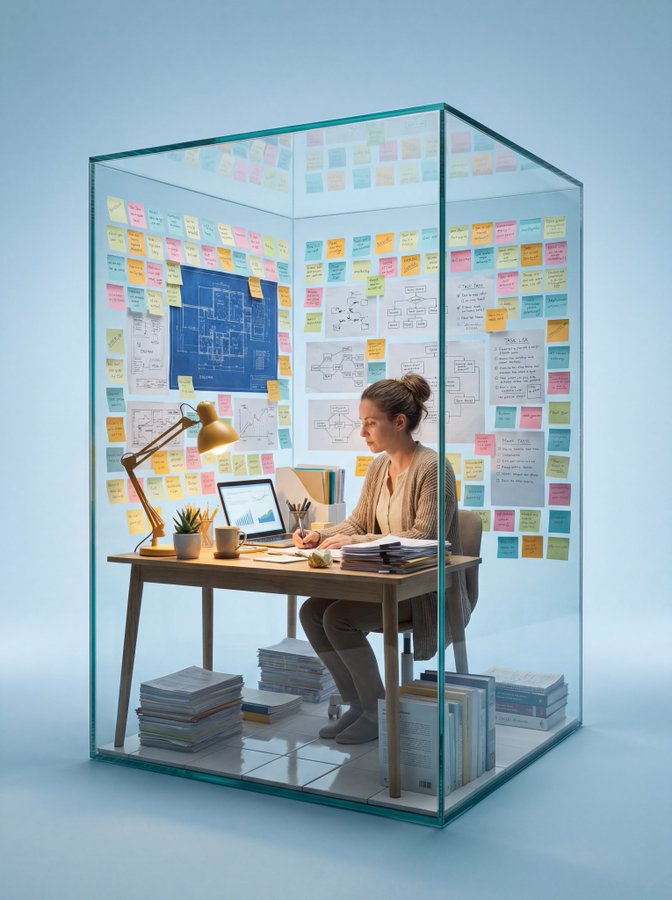 玻璃立方里的忙碌微距世界