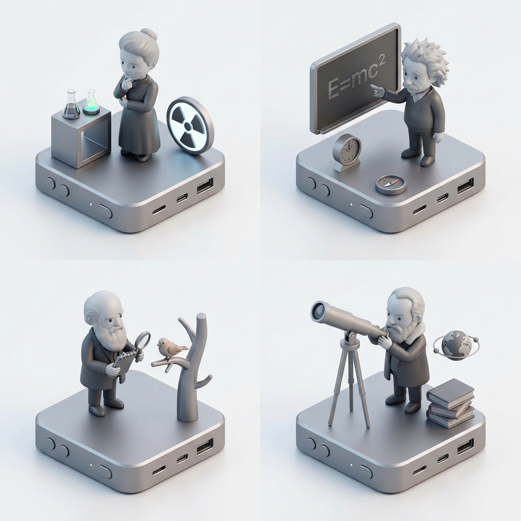 科学家的工业设计3D网格渲染