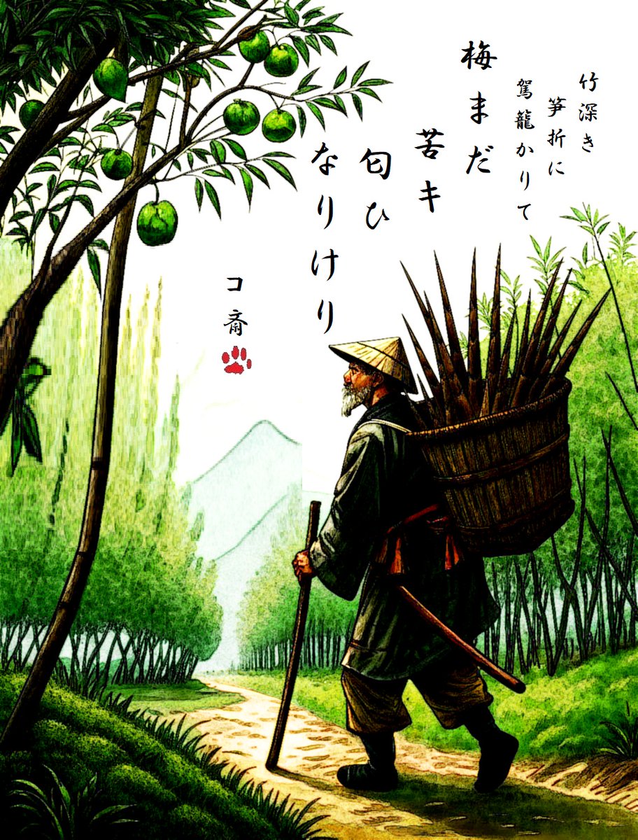竹林借轿与苦香梅影