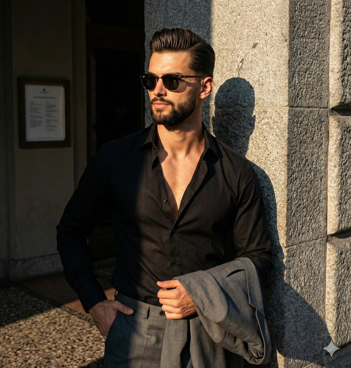 极具张力的男士时尚大片