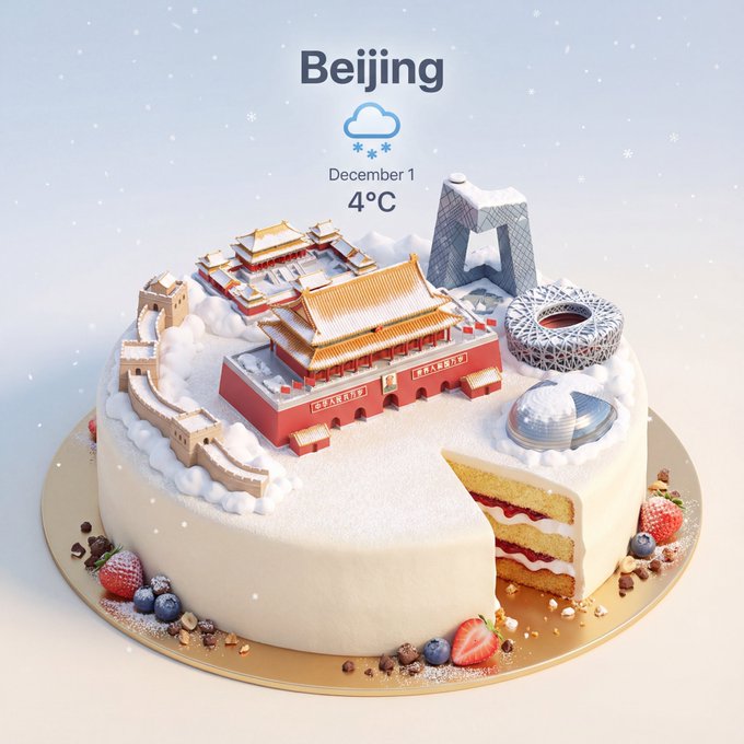 蛋糕上的微缩城市：等距3D场景