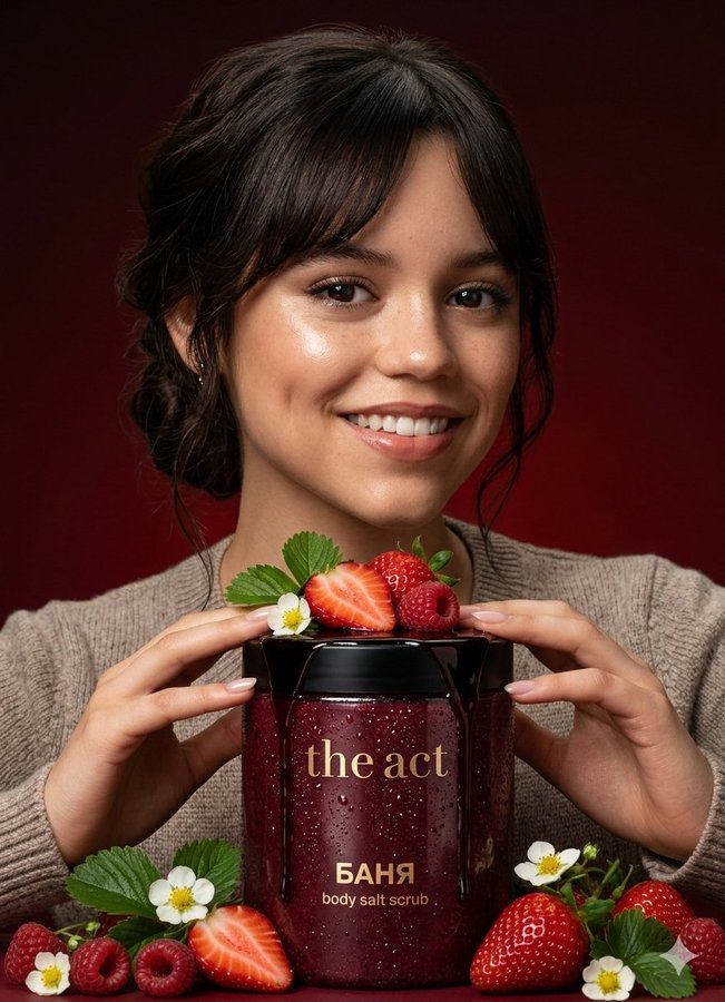 珍娜奥尔特娃演绎奢华浆果磨砂