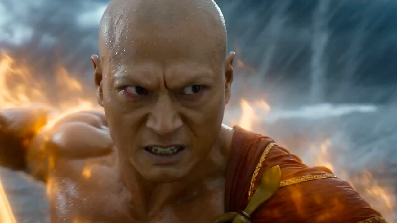 金山寺暴雨死斗法海斗白蛇