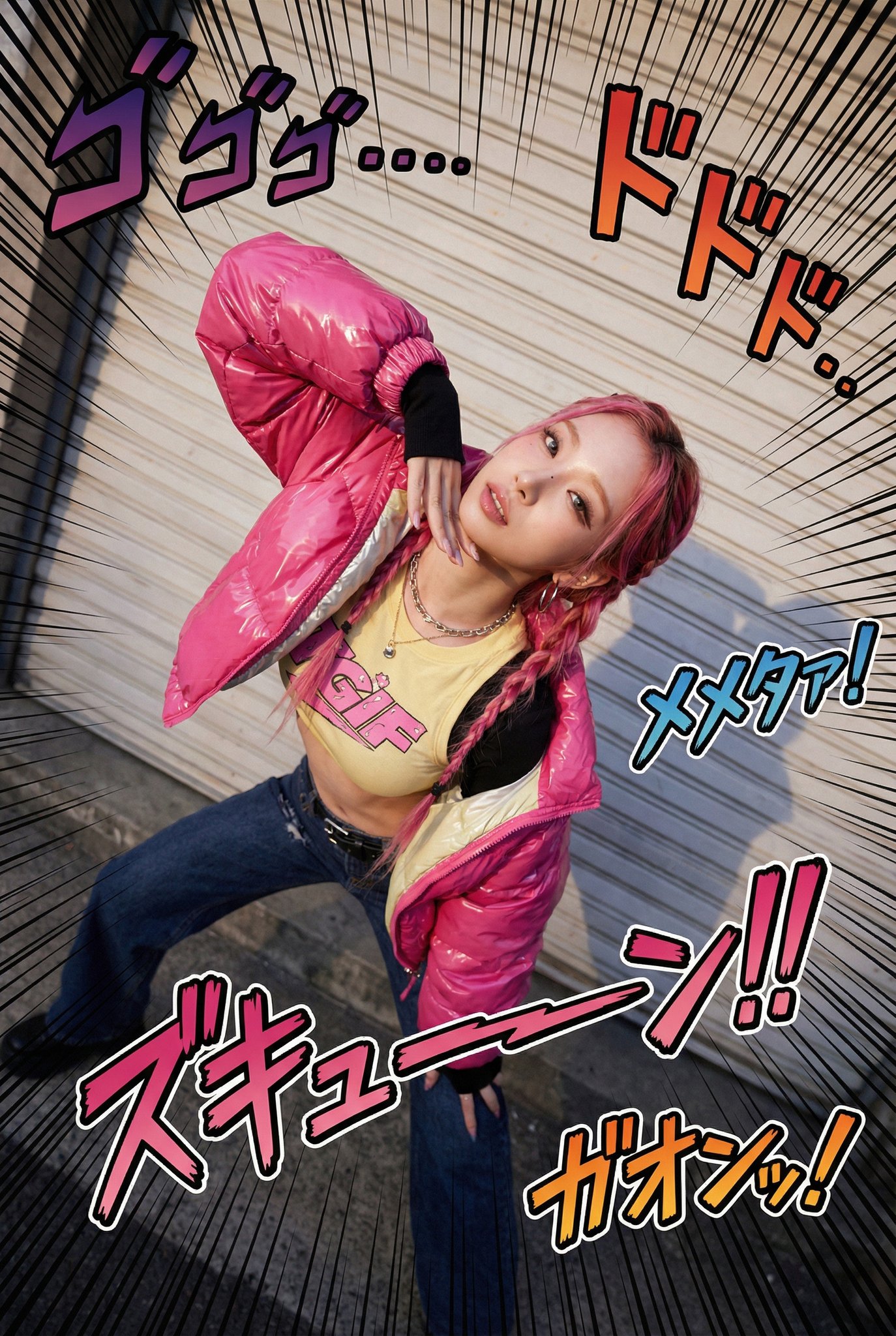 真人JOJO姿势摄影