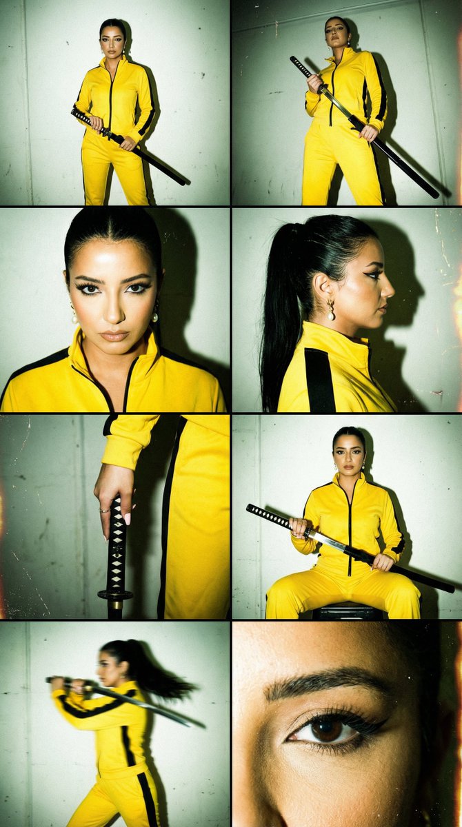 杀死比尔风八格胶片时尚大片