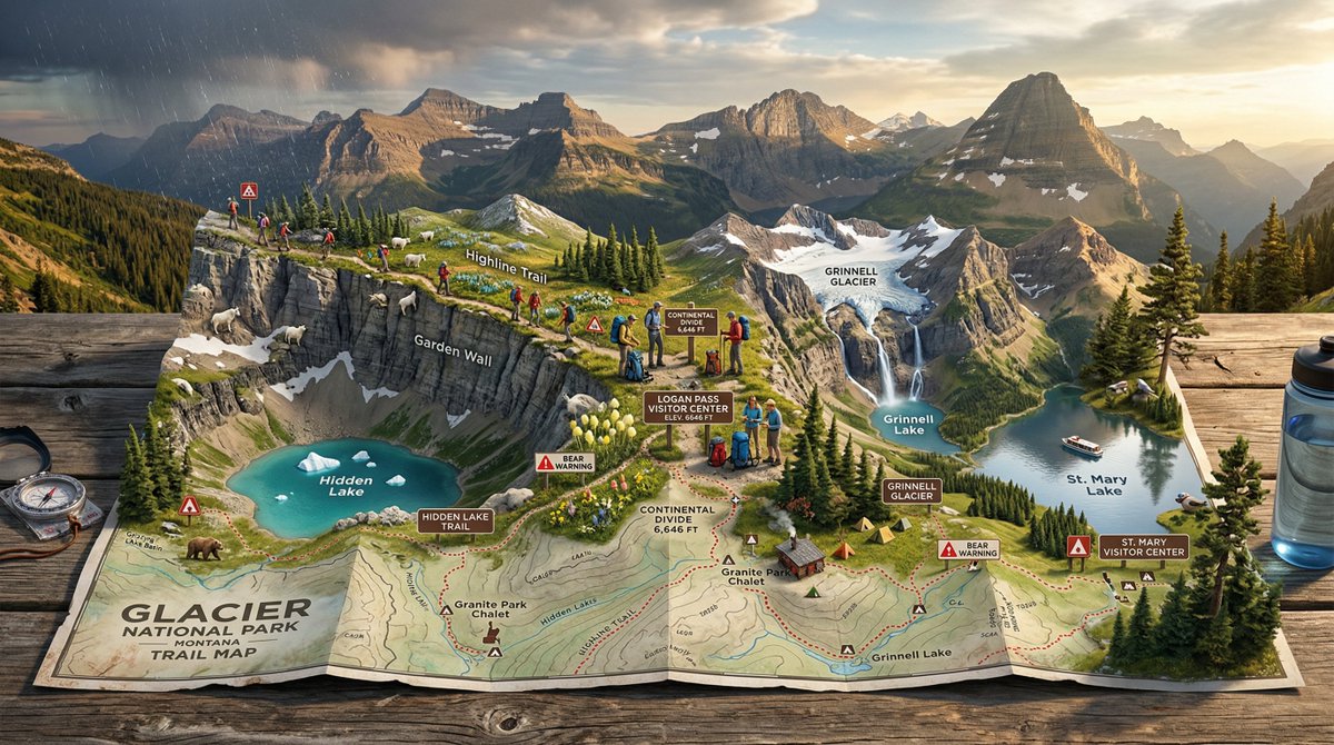 跃然纸上的荒野立体微缩世界