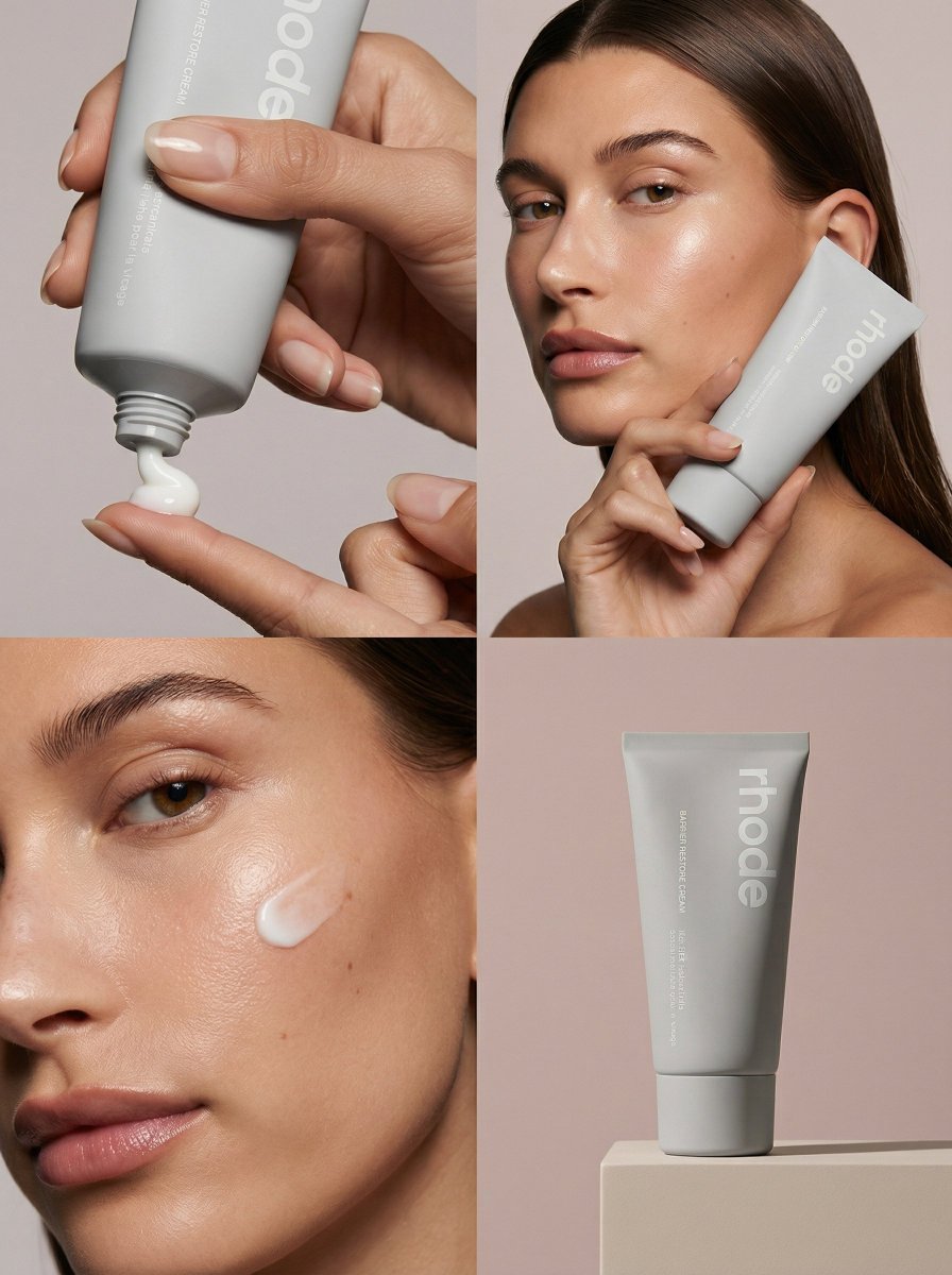 高端奢宠化妆品四宫格商业摄影