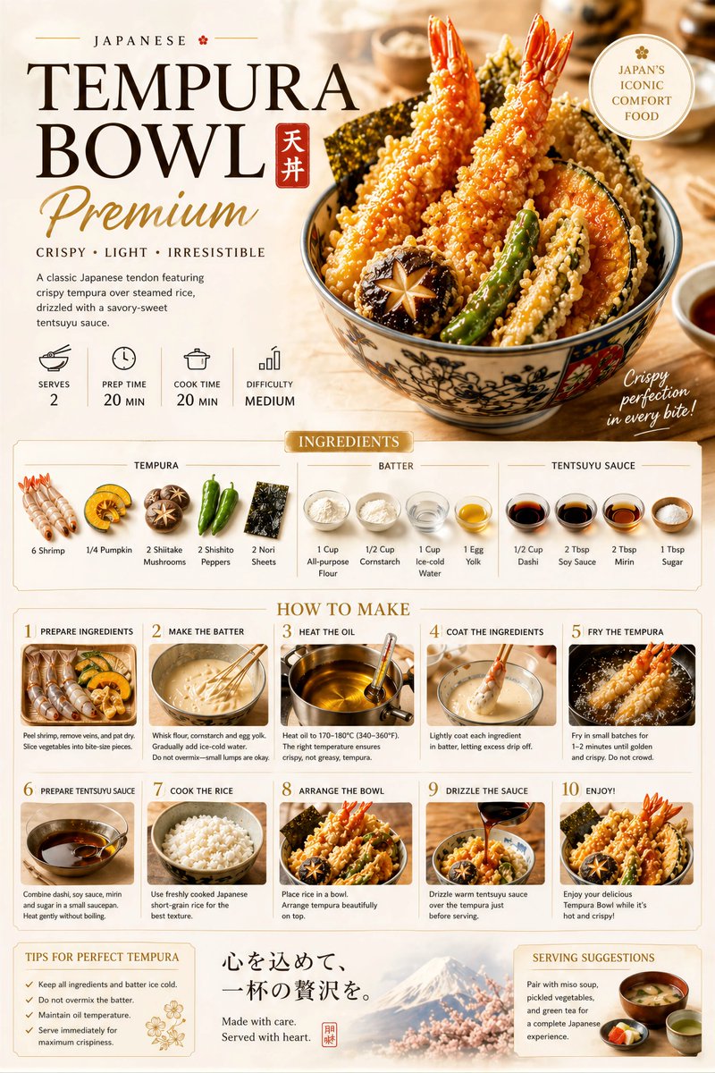 高级美食准备海报