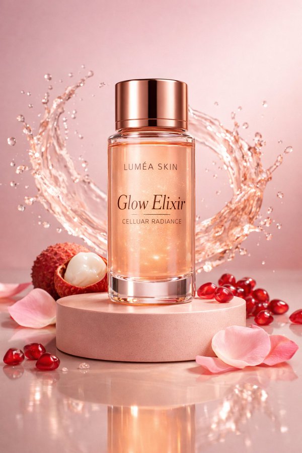 奢华焕采精华液唯美产品摄影