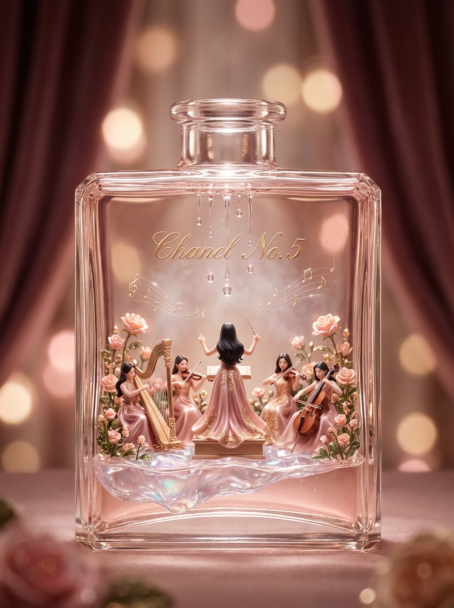 香水瓶里的奢华微缩音乐厅