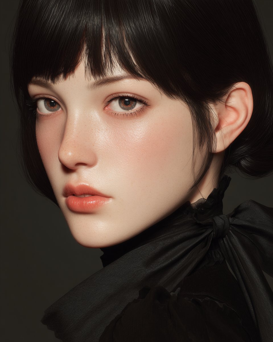 喜多川海梦风超写实绝美肖像